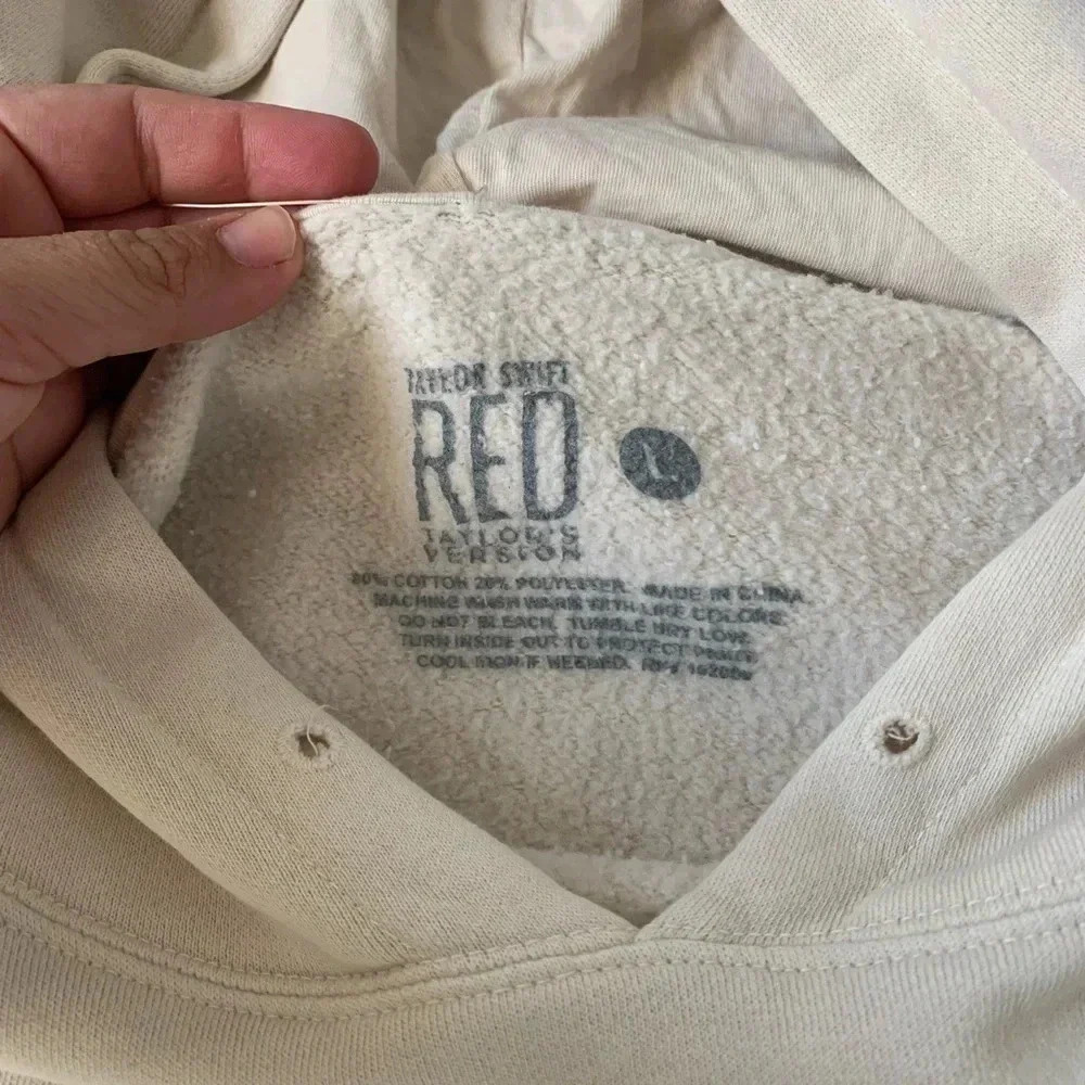 Taylor Swift Ref Taylor’s version cream color hoodie - Picture 7 of 9